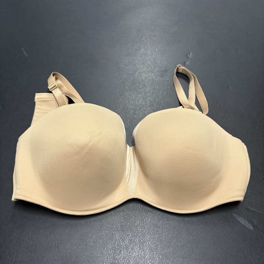 Soma Women's Stunning Starlet Strapless Bra Removable 42C Beige Adjustable